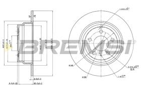 BREMSI CD6552S - B. DISC FIAT, VOLVO