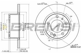 BREMSI CD6554S - B. DISC CITROEN