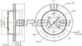 BREMSI CD6623V - B. DISC SUZUKI, SUBARU