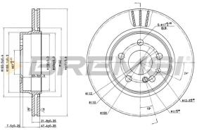 BREMSI CD6630V - B. DISC MERCEDES-BENZ