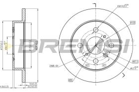 BREMSI CD6650S - B. DISC DAIHATSU