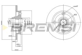 BREMSI CD6651S - B. DISC MAZDA