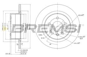 BREMSI CD6698S - B. DISC OPEL, VAUXHALL