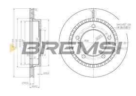 BREMSI CD6746V - B. DISC SUZUKI, GEO