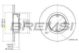 BREMSI CD6753S - B. DISC DAIHATSU