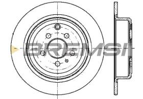 BREMSI CD6757S - B. DISC FIAT, PEUGEOT, CITROEN, LANCIA