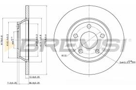 BREMSI CD6759S - B. DISC AUDI