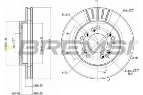 BREMSI CD6761V - B. DISC MITSUBISHI