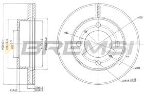 BREMSI CD6794V - B. DISC TOYOTA
