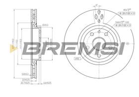 BREMSI CD6797V - B. DISC ALFA ROMEO