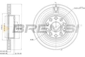 BREMSI CD6803V - B. DISC LANCIA