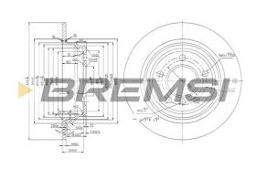 BREMSI CD6835S - B. DISC BMW