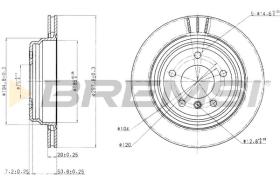 BREMSI CD6836V - B. DISC BMW, ALPINA