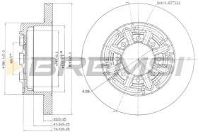 BREMSI CD6858S - B. DISC IVECO