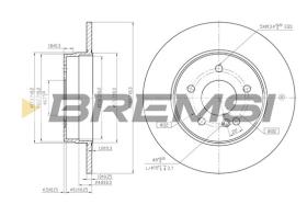 BREMSI CD6963S - B. DISC MERCEDES-BENZ