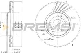 BREMSI CD6964V - B. DISC MERCEDES-BENZ