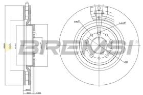 BREMSI CD7001V - B. DISC ALFA ROMEO