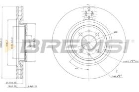 BREMSI CD7002V - B. DISC FIAT