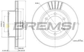 BREMSI CD7008V - B. DISC TOYOTA