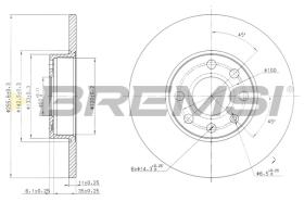 BREMSI CD7040S - B. DISC OPEL