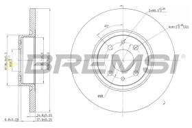 BREMSI CD7070S - B. DISC LANCIA