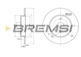 BREMSI CD7111S - B. DISC SMART