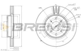 BREMSI CD7119V - B. DISC HONDA