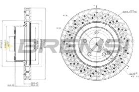 BREMSI CD7120V - B. DISC MERCEDES-BENZ