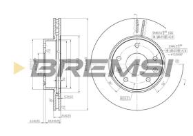 BREMSI CD7151V - B. DISC LAND ROVER