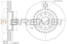 BREMSI CD7162V - B. DISC LANCIA