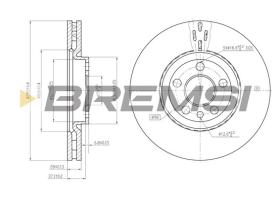 BREMSI CD7165V - B. DISC FIAT, PEUGEOT, CITROEN, LANCIA