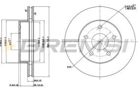 BREMSI CD7169V - B. DISC JEEP