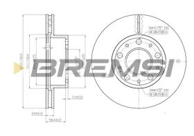 BREMSI CD7170V - B. DISC FIAT, PEUGEOT, CITROEN