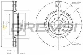 BREMSI CD7183V - B. DISC ALFA ROMEO