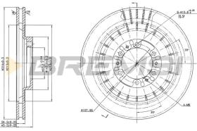 BREMSI CD7212V - B. DISC MITSUBISHI