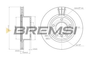 BREMSI CD7229V - B. DISC BMW