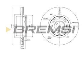 BREMSI CD7231V - B. DISC HONDA