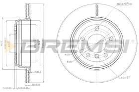BREMSI CD7260V - B. DISC BMW