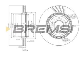 BREMSI CD7280V - B. DISC BMW, SAAB