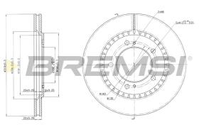 BREMSI CD7282V - B. DISC SUZUKI