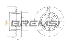 BREMSI CD7301V - B. DISC HYUNDAI