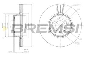 BREMSI CD7411V - B. DISC LAND ROVER