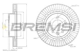 BREMSI CD7430V - B. DISC LAND ROVER