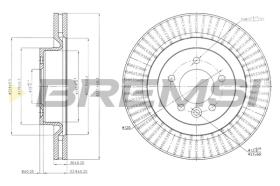 BREMSI CD7432V - B. DISC LAND ROVER
