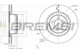 BREMSI CD7435V - B. DISC LAND ROVER
