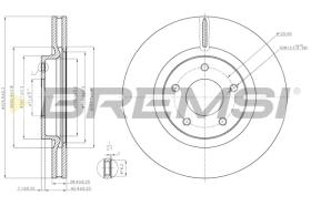 BREMSI CD7478V - B. DISC JAGUAR