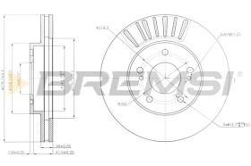 BREMSI CD7494V - B. DISC NISSAN