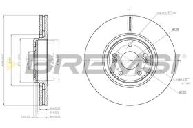 BREMSI CD7511V - B. DISC RENAULT