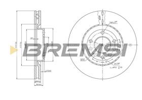 BREMSI CD7512V - B. DISC FIAT