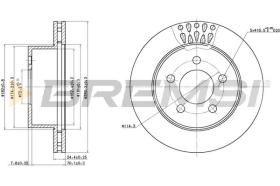 BREMSI CD7525V - B. DISC JEEP